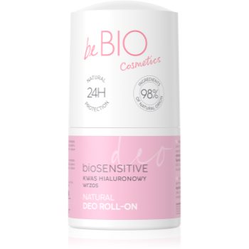 beBIO Hyaluro bioSensitive Deodorant roll-on pentru piele sensibila