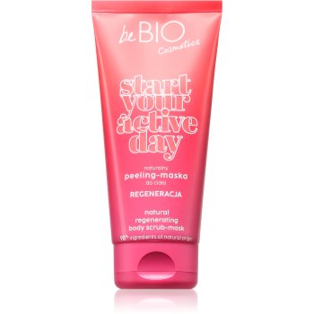 beBIO Start Your Active Day exfoliant pentru corp pentru regenerarea pielii