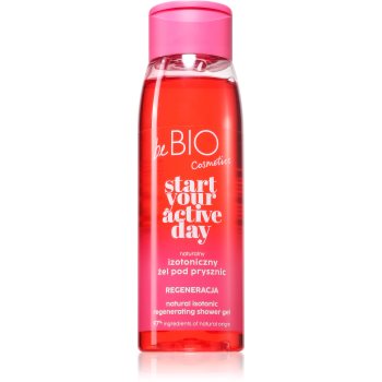 beBIO Start Your Active Day gel de dus regenerabil pentru femei