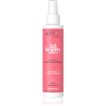 beBIO Feel Your Beauty Vibes solutie tonica cu efect de iluminare