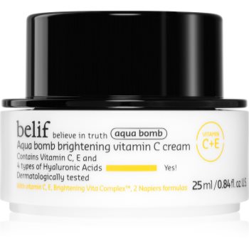 belif Aqua Bomb Brightening Vitamin C Cream crema iluminatoare cu efect de hidratare