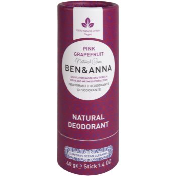 BEN&ANNA Natural Deodorant Pink Grapefruit deodorant stick image15