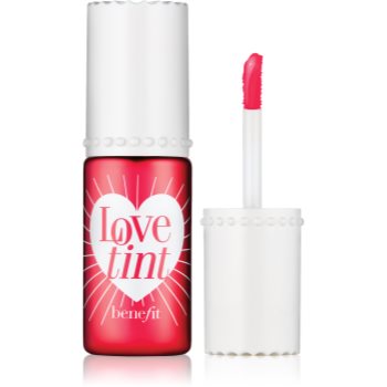 Benefit Lovetint Cheek & Lip Stain efect de volum pentru buze si obraji