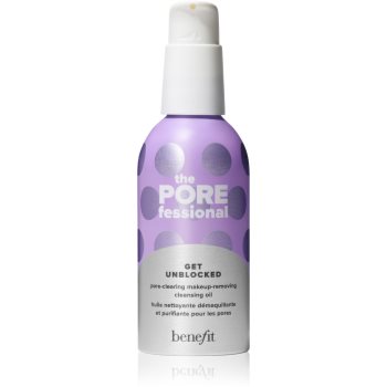 Benefit The POREfessional Get Unblocked ulei pentru indepartarea machiajului Ulei de curățare pentru netezirea pielii si inchiderea porilor
