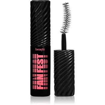 Benefit Fan Fest Fanning & Volumizing Mascara Mini туш для вій з ефектом об'єму відтінок Hyper Black 4 гр