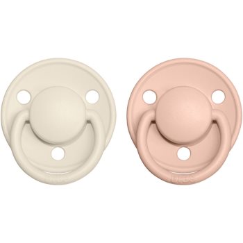 BIBS De Lux Natural Rubber Size 1: 0+ months suzetă