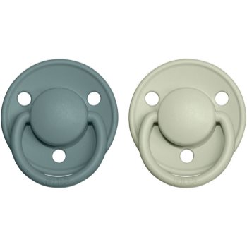 BIBS De Lux Natural Rubber Size 2: 6+ months suzetă