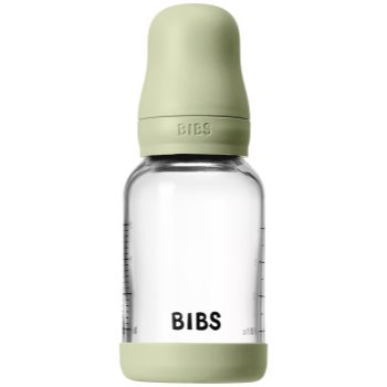 BIBS Baby Glass Bottle Round Latex biberon anticolici