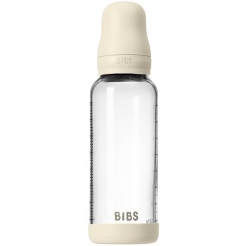 BIBS Baby Glass Bottle Round Latex biberon anticolici
