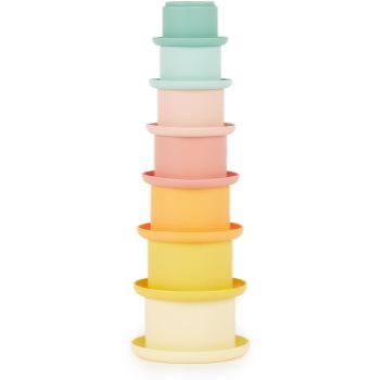 Bieco Silicone Stacking Cups Tropical Vibes cupe de stivuire