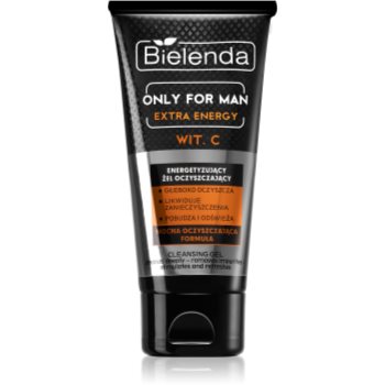 Bielenda Only for Men Extra Energy gel de curatare facial pentru ten obosit Bielenda