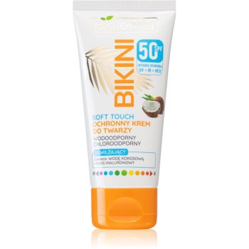 Bielenda Bikini Coconut protectie solara rezistenta la apa pentru fata SPF 50 Bielenda