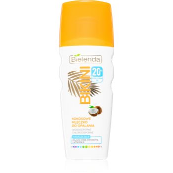 Bielenda Bikini Coconut loțiune pentru plaja SPF 20