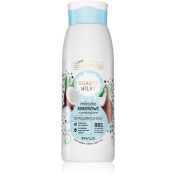 Bielenda beauty milky coconut loțiune de corp hidratantă cu probiotice