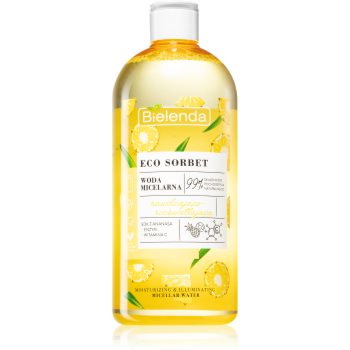 Bielenda Eco Sorbet Pineapple apa micelara hidratanta accesorii imagine noua