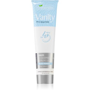 Bielenda Vanity Pro Express crema depilatoare pentru mâini, axile și zona inghinală pentru piele uscata