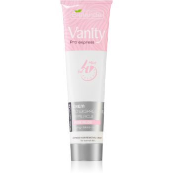Bielenda Vanity Pro Express crema depilatoare pentru mâini, axile și zona inghinală pentru piele sensibila