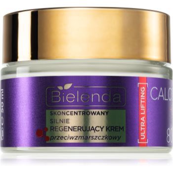 Bielenda Calcium + Q10 Concentrated, strongly regenerating anti-wrinkle cream for day 80+ crema de zi pentru contur si fermitate