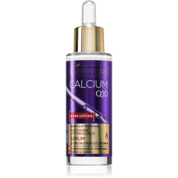 Bielenda Calcium + Q10 Concentrated actively lifting anti-wrinkle serum day/night Ser lifting pentru fermitatea contururilor feței ziua și noaptea