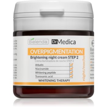 Bielenda Dr Medica Overpigmentation crema radianta de noapte pentru piele cu hiperpigmentare