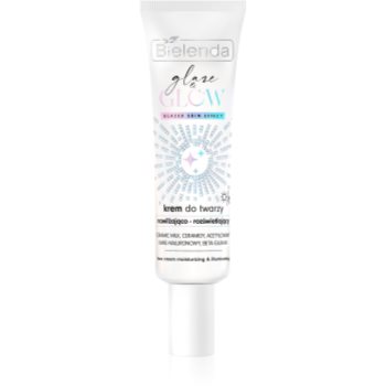 Bielenda GLAZE & GLOW cremă de față, pentru hidratare și iluminare pentru tenul uscat