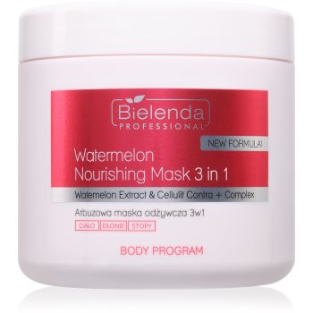 Bielenda Professional Body Program Watermelon Nourishing Mask 3in1 masca pentru hidratare intensiva pentru corp