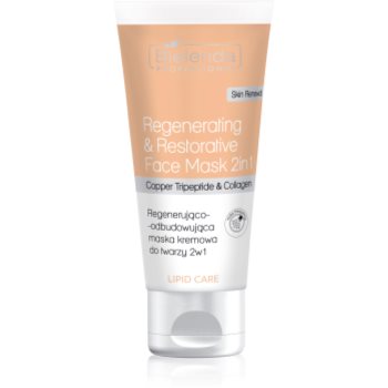 Bielenda Professional Lipid Care Regenerating & Restorative Face Mask 2in1 Mască facială regeneratoare cu colagen