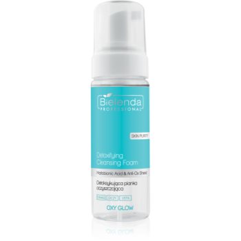 Bielenda Professional Oxy Glow spuma de curatare ce ofera stralucire cu efect detoxifiant
