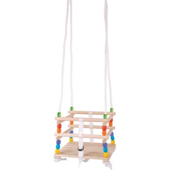 Bigjigs Toys Wooden Bead Swing leagăn din lemn