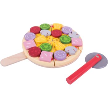 Bigjigs Toys Cutting Pizza set de jucării