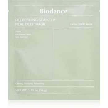 Biodance Refreshing Sea Kelp Real Deep Mask mască intensă cu hidrogel cu extracte de alge marine Masti pentru fata, Biodance Refreshing Sea Kelp Real Deep Mask mască intensă cu hidrogel cu extracte de alge marine - Sellmag.ro