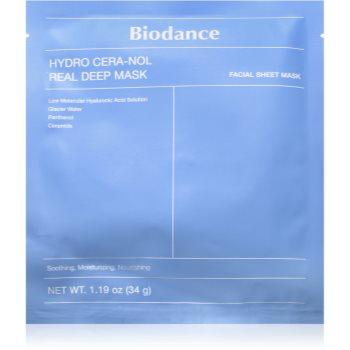 Biodance Hydro Cera-nol Real Deep Mask masca faciala hidratanta cu efect calmant