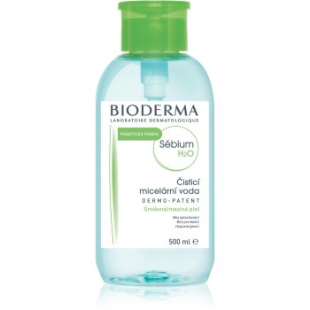Bioderma Sébium H2O Apă micelară pentru piele mixtă și uleioasă cu un dozator