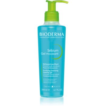 Bioderma Sébium Gel Moussant gel de curățare pentru ten gras și mixt