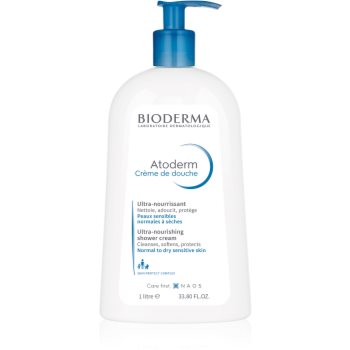 Bioderma Atoderm Shower Cream cremă de duș hrănitoare pentru piele normală spre uscată și sensibilă