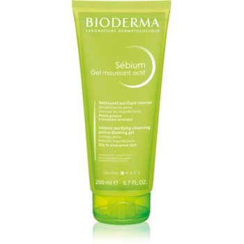 Bioderma Sébium Gel Moussant Actif gel intens pentru curatare pentru ten gras si problematic Bioderma Cosmetice și accesorii