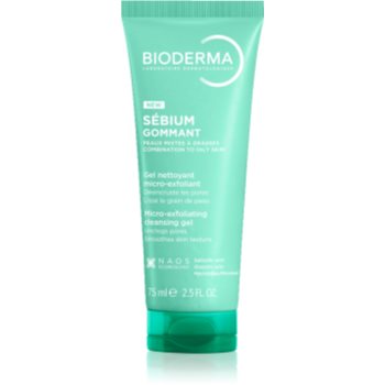 Bioderma Sébium Exfoliating Purifying Gel exfoliant de curățare pentru ten gras și mixt