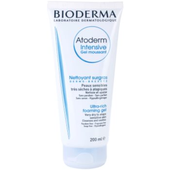 Bioderma Atoderm Intensive Gel Moussant gel spumant hranitor pentru piele foarte sensibila sau cu dermatita atopica Bioderma