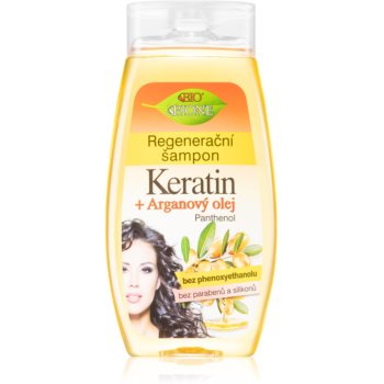 Bione Cosmetics Keratin + Argan sampon pentru regenerare pentru un par stralucitor si catifelat image11