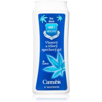 Bione Cosmetics Men Cannabis + Taurine гель для душу для тіла та волосся 200 мл