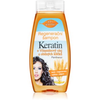 Bione Cosmetics Keratin + Grain sampon pentru regenerare pentru toate tipurile de par