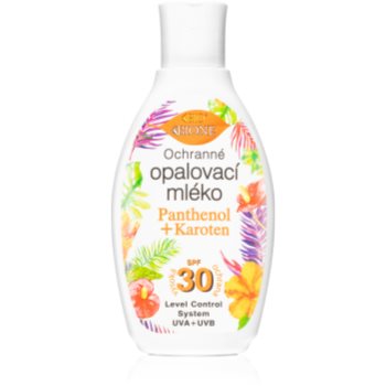 Bione cosmetics panthenol + karoten loțiune de protecție solară spf 30