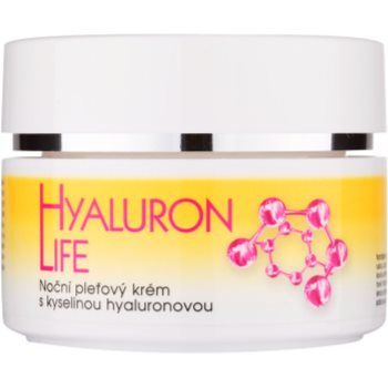 Bione Cosmetics Hyaluron Life crema de noapte pentru fata cu acid hialuronic
