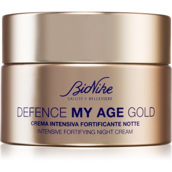 BioNike Defence My Age Gold crema de noapte intensiva pentru ten matur