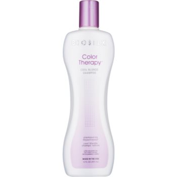 Biosilk Color Therapy Cool Blonde Shampoo șampon neutralizeaza tonurile de galben