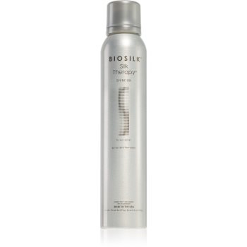 Biosilk Silk Therapy Shine On spray styling pentru un par stralucitor si catifelat