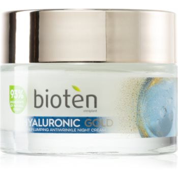 Bioten Hyaluronic Gold crema de noapte intensiva antirid Bioten