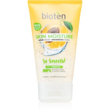 Bioten Skin Moisture Cremă de curățare cu efect de peeling pentru piele normală și mixtă