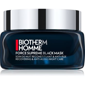 Biotherm Homme Force Supreme mască de noapte pentru reînnoirea pielii neagră accesorii imagine noua