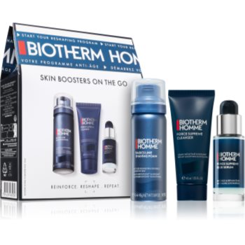 Pentru barbierit, Biotherm Homme Force Supreme Cleanser set cadou pentru bărbați - Sellmag.ro